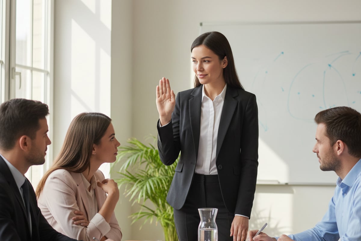 interruption en réunion