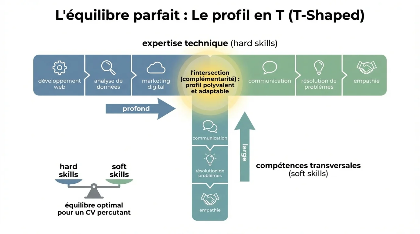 L'équilibre parfait : Le profil en T (T-Shaped)