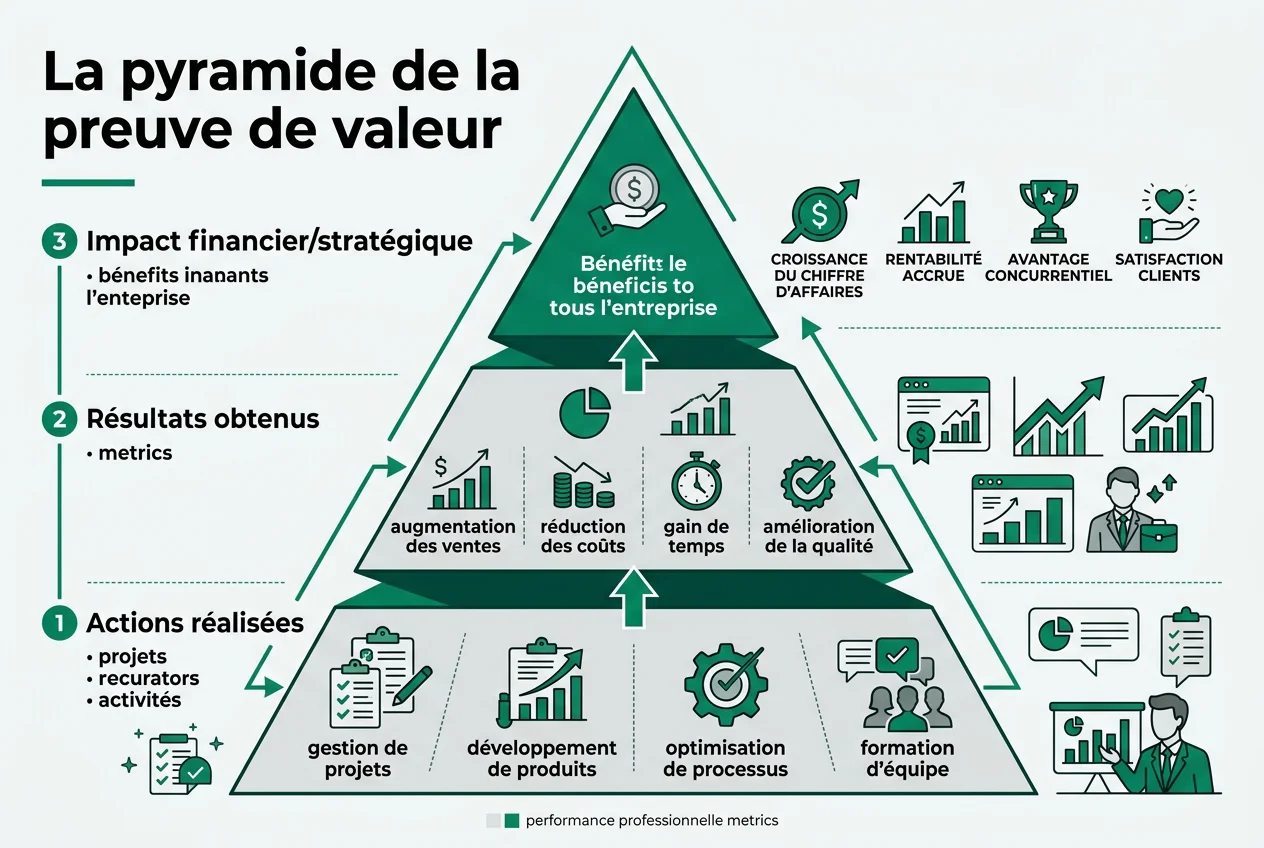 La pyramide de la preuve de valeur