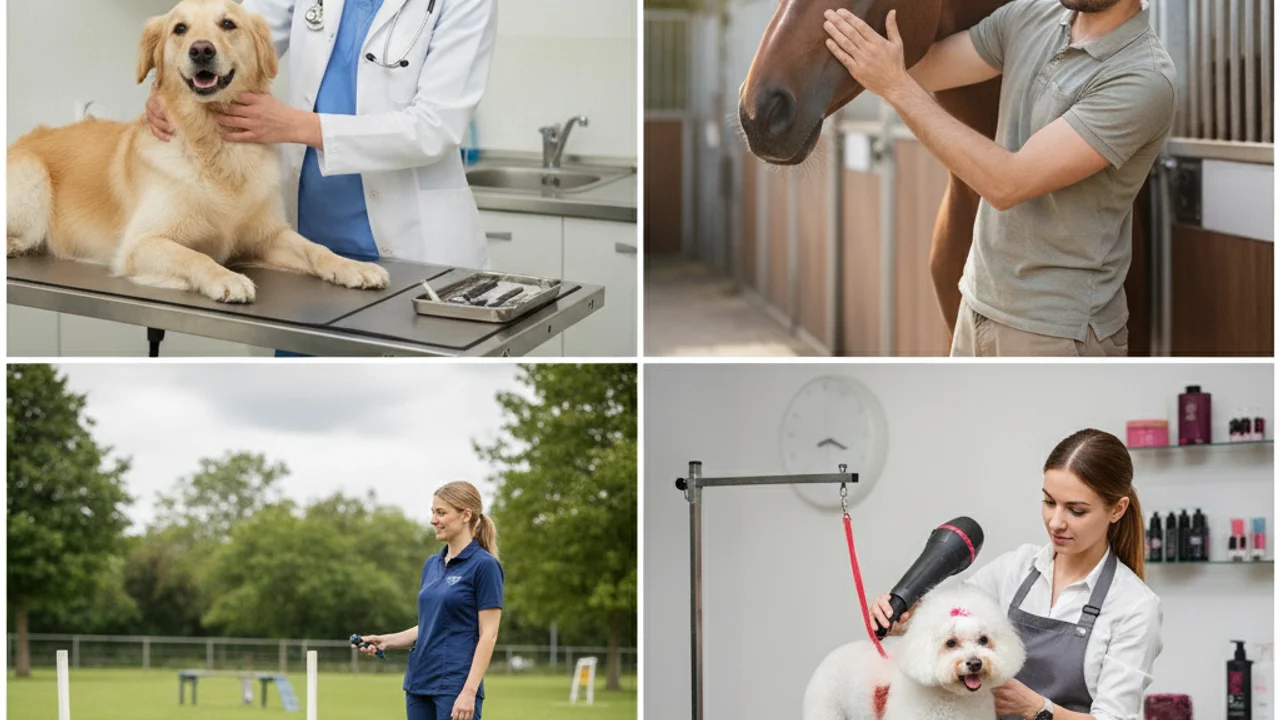 Image de couverture - Métiers avec les animaux qui payent bien